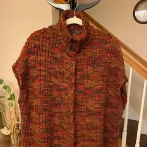 Anthropologie Elsamanda Wool Blend Open Cardigan Made in Italy. One Size.